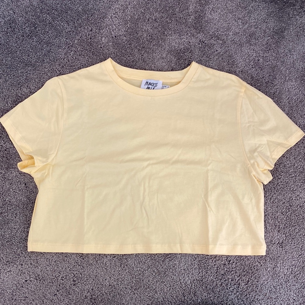 Princess Polly The Polly Tee Soft Yellow